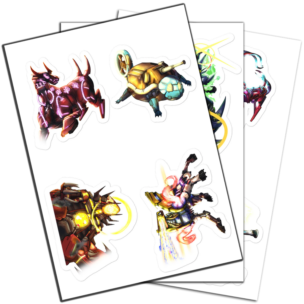 Mekaiju Stickers