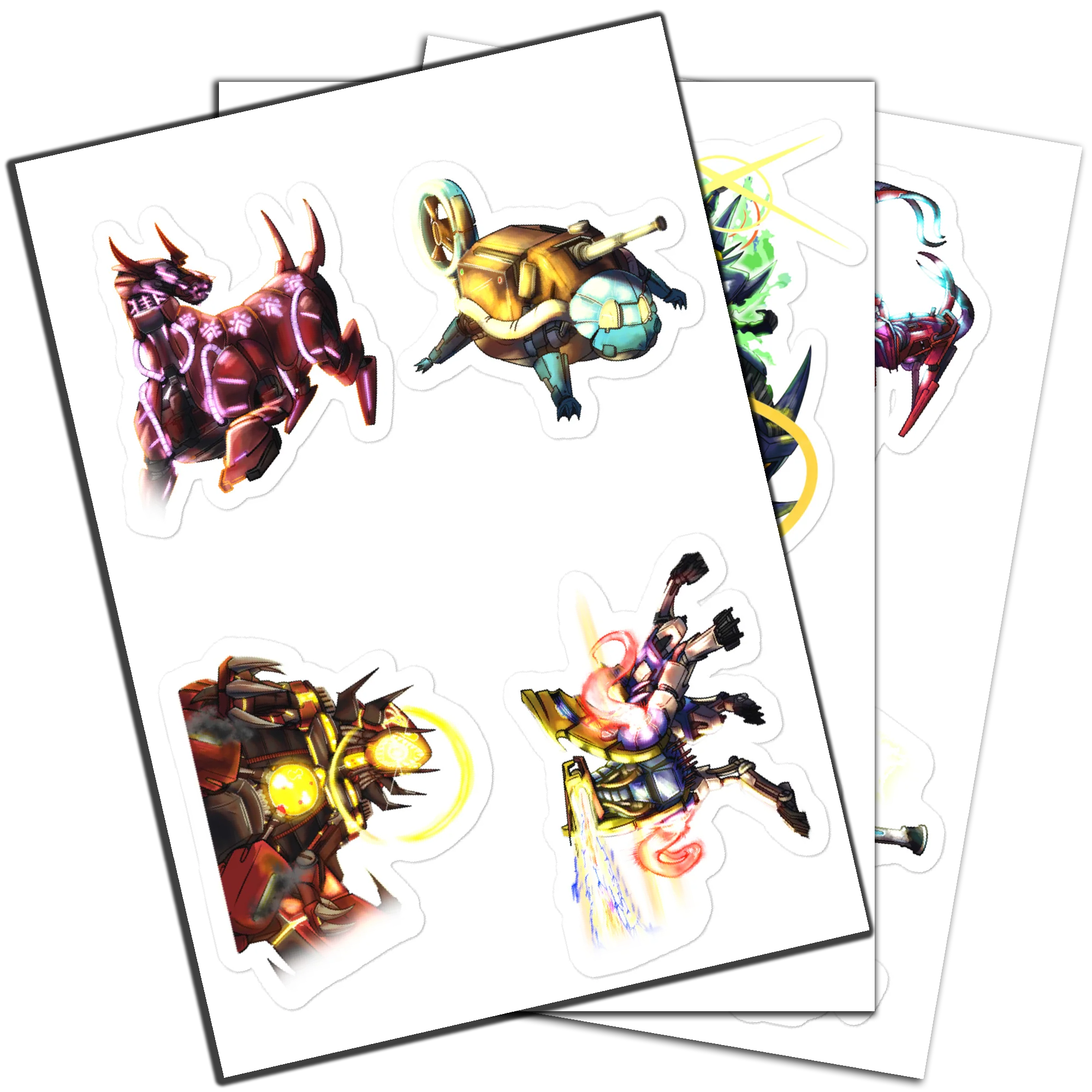 Mekaiju Stickers