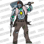 Custom Illustrations: 1 Character, Flat Colored